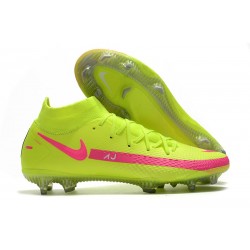 Nike Phantom GT Elite DF FG para Hombre Verde Rosa