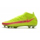 Nike Phantom GT Elite DF FG para Hombre Verde Rosa