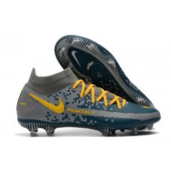 Nike Phantom GT Elite DF FG para Hombre Armada Gris Amarillo