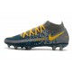 Nike Phantom GT Elite DF FG para Hombre Armada Gris Amarillo