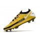 Zapatilla de Futbol Nike Phantom GT Elite FG Amarillo Negro Blanco