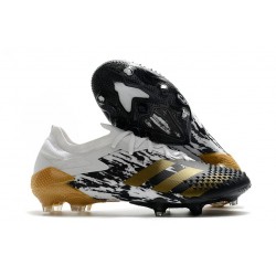 adidas Bota Predator Mutator 20.1 FG Blanco Dorado metalizado Negro