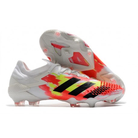 adidas Bota Predator Mutator 20.1 Low FG Blanco Negro Pop