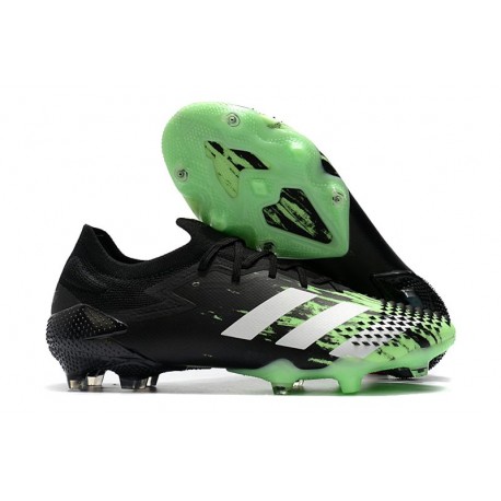 adidas Bota Predator Mutator 20.1 Low FG Verde señal Blanco Negro