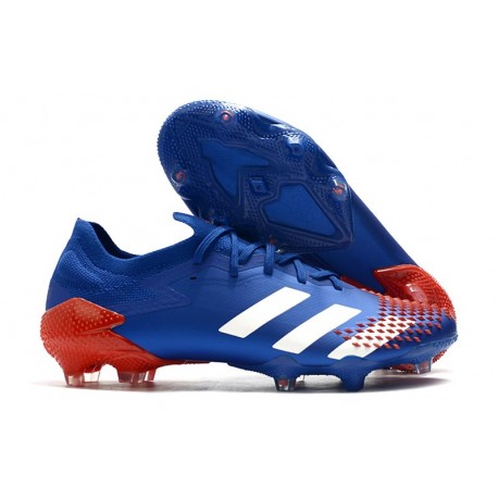 adidas Bota Predator Mutator 20.1 Low FG Azul Rojo Blanco