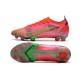Tacón Nike Mercurial Vapor 14 Elite FG Carmesi Plateado Metalizado
