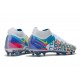 Nike Phantom GT Elite DF 3D FG para Hombre Blanco Azul Rosa Amarillo