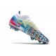 Nike Phantom GT Elite DF 3D FG para Hombre Blanco Azul Rosa Amarillo