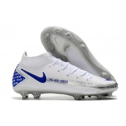 Nike Phantom GT Elite DF FG para Hombre Blanco Azul