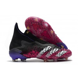 Zapatillas de Fútbol adidas Predator Freak + FG Negro Blanco Rosa