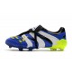 Botas de fútbol - Adidas Predator Accelerator FG Azul Blanco Amarillo