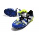 Botas de fútbol - Adidas Predator Accelerator FG Azul Blanco Amarillo