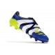 Botas de fútbol - Adidas Predator Accelerator FG Azul Blanco Amarillo